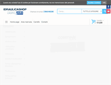 Tablet Screenshot of idraulicashop.net